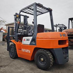 Chariot élévateur Heli à mât conteneur 2,5-3 tonnes Diesel FWD, chariots élévateurs d'occasion bon marché, cylindre de levage de cabine CPCD30, pince à baril, modèle 2023, 3m - Product Image 2
