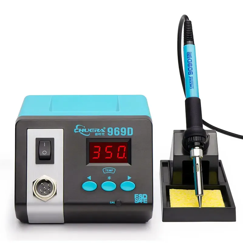 Chuera 969D ESD soldering station 60W, soldering station factory supplier