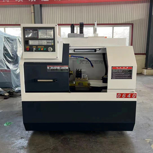 Độ chính xác cao Mini CNC Lathe với tùy chọn phay điện đầu ck0640 kim loại cắt Lathe - Product Image 6
