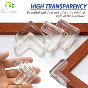 Bébé en plastique bébé coin protecteur enfants <span class=keywords><strong>table</strong></span> de sécurité gardes couverture silicone coin et <span class=keywords><strong>protection</strong></span> de bord - Product Image 3