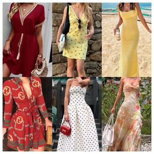 Vestido de cóctel de gama alta Vintage para mujer sexy de <span class=keywords><strong>segunda</strong></span> <span class=keywords><strong>mano</strong></span> a bajo precio, nuevo estilo, mixto y combinado, gran oferta - Product Image 1