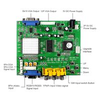 Carte de conversion vidéo CGA, EGA, YUV vers VGA pour jeux vidéo