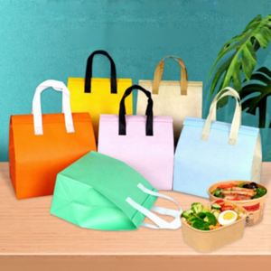 Insulated Non-woven Cooler Bag with Aluminum Foil Lining for Takeaway Use - Product Image 3