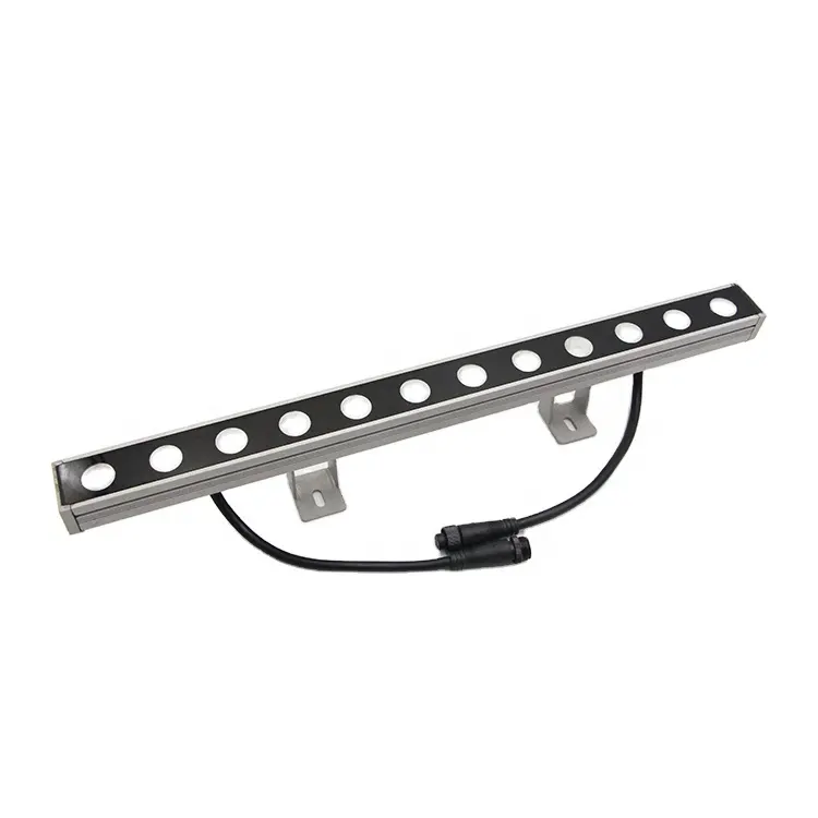 Açık IP66 LED sahne işık DMX 120 adet RGBW duvar yıkama ışık çift kafa şehir renk