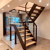 Escalier en colimaçon à assemblage rapide, design luxueux, marches d'escalier variées, marches en acier en spirale
