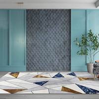 Tapis à shaggy en coton, tapisserie de luxe moderne et personnalisée, pour salon et chambre à coucher, de style marocain, tendance