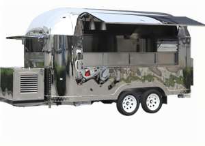 Camionnette à glaces rétro en aluminium avec machines d'arcade intégrées, décor <span class=keywords><strong>Pac</strong></span>-<span class=keywords><strong>Man</strong></span>, friandises glacées classiques, remorque alimentaire remorquable - Product Image 4