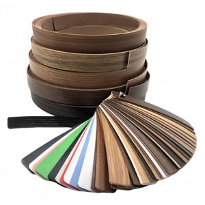 شريط حواف <span class=keywords><strong>PVC</strong></span>، شريط بلاستيكي ABS، شريط أكريليك بنقش خشبي، شريط <span class=keywords><strong>PVC</strong></span> للخشب المضغوط، شريط صديق للبيئة بسمك 2 مم للأثاث وخزائن المطبخ - Product Image 1