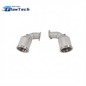 ท่อดาวน์ไปป์ไหลแรงสูง สแตนเลส 304 สำหรับ Porsche Panamera 971 2.9T เพิ่มประสิทธิภาพ - Product Image 1