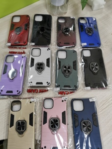 Funda de cobertura total para teléfono móvil con soporte de hoja de metal para iPhone <span class=keywords><strong>16</strong></span> 1112 13 14 Pro Max - Product Image 3