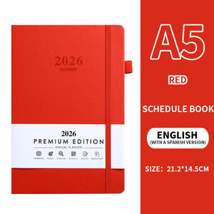 Libreta A5 con Logo Personalizado 2026 de Tapa Dura de PU con Banda Elástica, Diario, Agenda, Planificador, Calendario, Proveedor de Oficina - Product Image 6