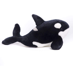 B976 Orca Blackfish Long Big Whale Stuffed Animal Sea Critters Plush Toy Doll Wholesale Furry Customized Clothes ODM Orca Plush - Product Image 1