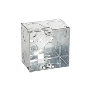 70*70*47 single gang underground electrical main junction sheet metal switch box with galvanized