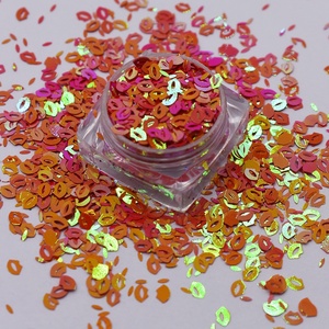 2022วันวาเลนไทน์เซ็กซี่ริมฝีปากรูปร่าง Glitter ร่างกายเล็บ Glitter ตกแต่งงานแต่งงาน - Product Image 3