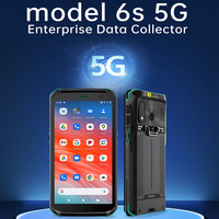 Modelo 6s HF UHF Lector RFID de doble frecuencia 5G Android 14 PDA Escáner de código de barras móvil inalámbrico NFC Colector DE DATOS Fabricante
