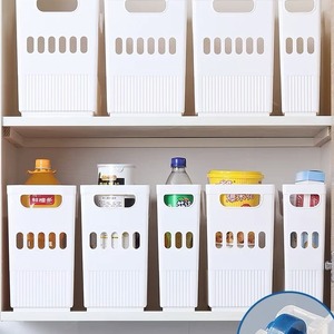 ถังเก็บของพลาสติกสำหรับองค์กรถังขยะตู้กับข้าวสีขาว - Product Image 4