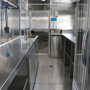 Conteneur mobile pour bar, cuisine, concession, café, camion de restauration rapide, remorque avec cuisine complète, conteneur maritime de 20 pieds, restaurant - Product Image 4