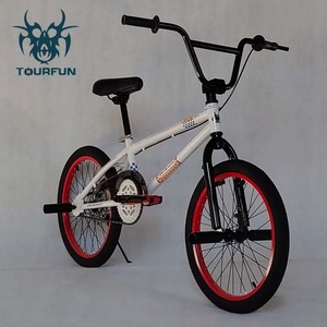 Tourfun BMX 20 Inch Aluminum Alloy <b>Frame</b> Rigid Disc Brake Freestyle Stunt <b>Bike</b> Comfort Saddle 90kg Load Capacity - Product Image 4