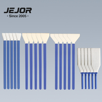 JSW-5057 Fourniture d'usine Tampon de nettoyage de capteur en microfibre industriel bleu 2 plis sans poussière pour salle blanche et capteur de caméra