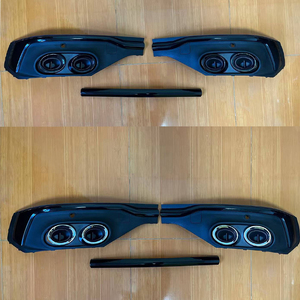 Diffusore Stile SQ5 per Audi Q5 <span class=keywords><strong>Sportback</strong></span> (2021-2024) Senza Terminali o con Terminali - Product Image 1