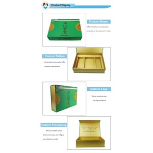 กล่องของขวัญสีเขียวแบบกำหนดเอง ทำจากกระดาษแข็งแข็งแรง ปิดด้วยแม่เหล็ก พร้อมโลโก้ กล่องแม่เหล็ก - Product Image 6