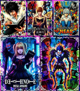 XINGHE <span class=keywords><strong>Studio</strong></span> Japan Anime <span class=keywords><strong>Death</strong></span> <span class=keywords><strong>Note</strong></span> Collection – Cartes à Jouer Écologiques Imprimées en Couleur avec Coins Carrés, Coffret Cadeau - Product Image 2
