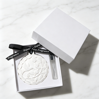 Diffuseur de parfum d'ambiance naturel à bâtonnets d'huiles essentielles, en céramique parfumée, pour aromathérapie, à suspendre pour voiture et armoire, désodorisant en plâtre aromatique