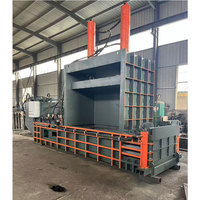Station de compactage verticale pour déchets, presse à balles hydraulique pour carton et plastique