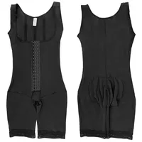 Fajas Colombianas haute Compression sablier femmes corps Shper poitrine ouverte Shapewear os Abdomen contrôle taille formateur sous-vêtements