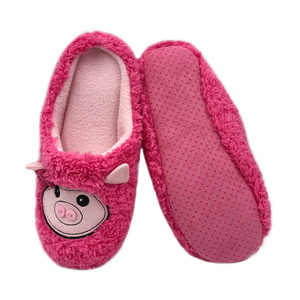 Mignon antidérapant maison pantoufles pour femmes chaud polaire hiver <span class=keywords><strong>ménage</strong></span> drôle floue Animal cochon pantoufles - Product Image 5