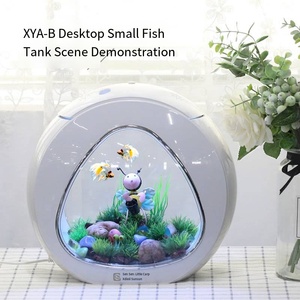 <span class=keywords><strong>Aquarium</strong></span> de bureau en gros, filtration 3 en 1, éclairage LED, entretien facile, soulagement du stress, fontaine d'eau, <span class=keywords><strong>aquarium</strong></span> de bureau - Product Image 6