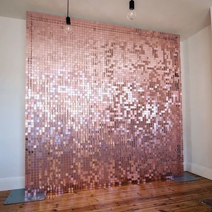 K013 Magnifique <span class=keywords><strong>Mur</strong></span> de Paillettes Hexagonales Scintillantes Iridescentes pour Décoration d'Événements, Mariages, Demandes <span class=keywords><strong>en</strong></span> Mariage - <span class=keywords><strong>Mur</strong></span> Scintillant - Product Image 1