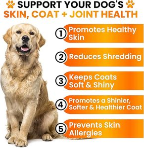 Golosinas para la Piel y el Pelaje de Mascotas OEM, Masticables Blandos, Alto Contenido en Proteínas, Pelaje Brillante, Suplemento para Perros, <span class=keywords><strong>Omega</strong></span> 3 con DHA, EPA, Biotina y Vitamina E - Product Image 2