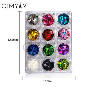 Nuovo Design Glitter neve Nail Art Flake per la decorazione di natale - Product Image 6