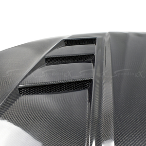 CUSTOMIZE TS STYLE CARBON FIBER <strong>ENGINE</strong> HOOD BONNET for 2011-2013 HYUNDAI GENESIS COUPE - Product Image 6