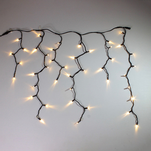 Guirlandes lumineuses à basse tension DC24V IP44, 10M 50M 100M, câble en caoutchouc, blanc chaud, pour extérieur, avant-toits, Noël, décoration de façade commerciale - Product Image 1