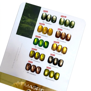 MIMAGPIE Nouvelle Collection – Kit de Vernis à Ongles Effet Œil de Chat Diamant 10 Couleurs – OEM/ODM Personnalisation Gratuite – Fournisseur de Vernis Œil de Chat pour Marques Privées Uniques - Product Image 1