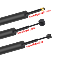 MUQZI – boîtier interne de vélo avec amortisseur, housse de protection en mousse, 1.6m, couvercle de boîtier de câble de vélo de montagne