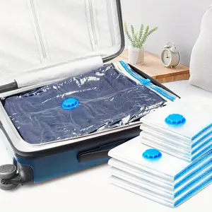 Tas vakum perjalanan ruang hemat pakaian tas vakum lipat dapat baju Organizer segel terkompresi paket tas hemat perjalanan