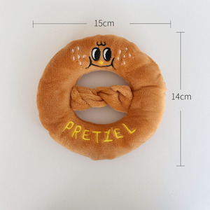 Jouets pour chiens de luxe classiques et écologiques <span class=keywords><strong>DREAM</strong></span> HOUSE, jouets en peluche qui couinent pour le nettoyage quotidien des dents et la mastication des animaux de compagnie - Product Image 2