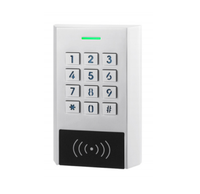 Système de contrôle d'accès RFID autonome 12-28V AC/DC pour extérieur, 125KHz, bouton métallique rétroéclairé, contrôleur d'accès pour une seule porte