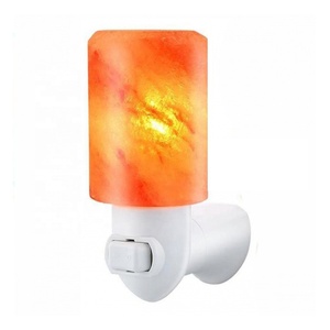 Sian Enterprises-Mini luz nocturna de pared de cristal natural tallada a mano, lámpara de sal de estilo Feng Shui ecológica - Product Image 4