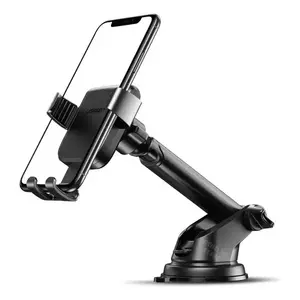Ugreen 60990 Black Adjustable Car <b>Phone</b> <b>Holder</b> With Suction Cup Base For iPhone And Galaxy Devices Up To 7 Inches - Product Image 1