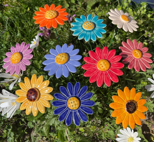 Ceramic Flower <strong>Daisy</strong> Pottery Large Plant Stake Fairy <strong>Garden</strong> Accessories Artificial Ceramic Flower <strong>Daisies</strong> - Product Image 5