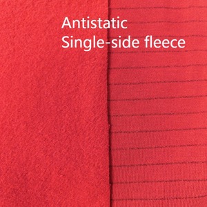 <span class=keywords><strong>Tissu</strong></span> pour polo antistatique ESD ALLESD pour stations-service, polaire simple face, 65% polyester + 33% coton + 2% fibre de carbone CVC - Product Image 2