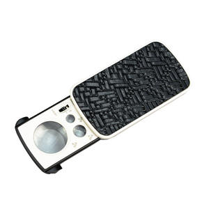 Loupe de détection d'argent et de bijoux avec lumière UV, lentille extractible 30X 60X 90X, modèle n° 774-3ZX - Product Image 1