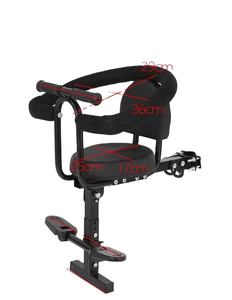 Sécurité enfant siège de vélo vélo avant bébé siège enfants selle avec pédales large mousse amortisseur siège de vélo confortable - Product Image 1