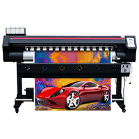 Impresora de Formato Ancho de 1440 Dpi y 5 Pies con Tinta Eco Solvente, Cabezal de Impresión Único con Cabezal de Impresión Xp600