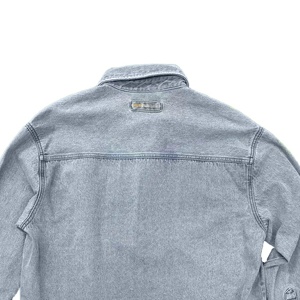 Camicia in Denim di qualità Premium da uomo personalizzata per la primavera autunno prodotto di alta qualità - Product Image 4