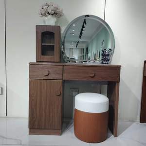 Dresser table with led Mirror with Light <b>Makeup</b> Desk Latest Trendy Mirror <b>Makeup</b> Table Set Bedroom Furniture - Product Image 2